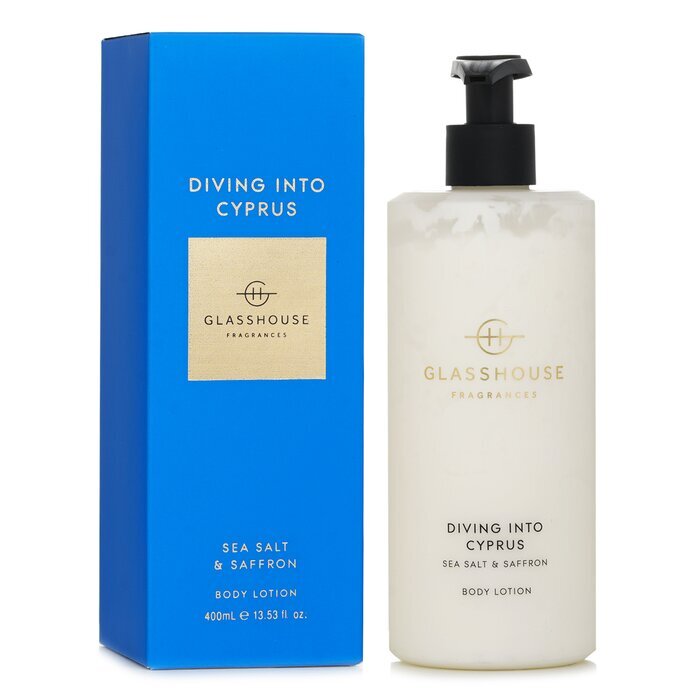 Glasshouse Body Lotion - Diving Into Cyprus (Sea Salt & Saffron) 400ml/13.53oz