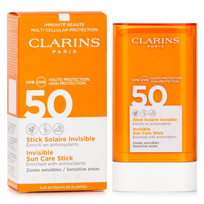 Clarins Invisible Sun Care Stick SPF50 - For Sensitive Areas 17g/0.6oz