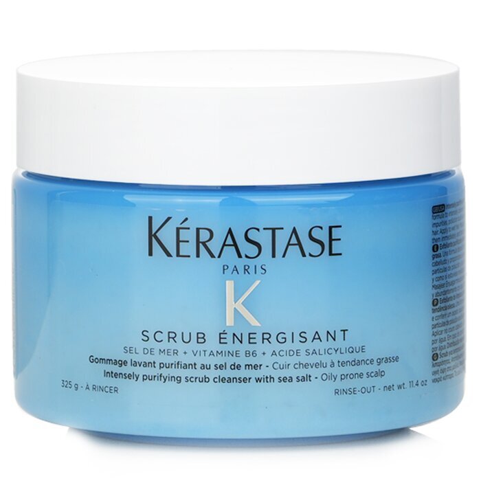 Kerastase Fusio-Scrub Scrub Energisant Intensely Purifying Scrub Cleanser with Sea Salt (Oily Prone Scalp) 325ml/11.4oz