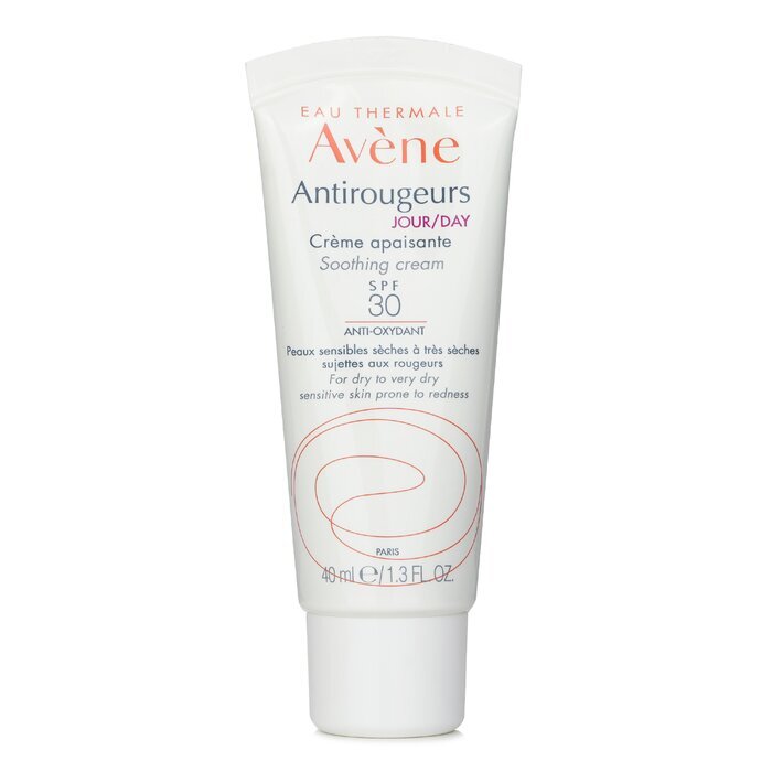 Avene Antirougeurs DAY Soothing Cream SPF 30 - For Dry to Very Dry Sensitive Skin Prone to Redness 40ml/1.3oz