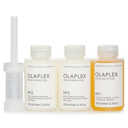 Olaplex Traveling Stylist Kit: #1 Bond Multiplier & #2 Bond Perfector 2x & 1 Dosing Dispenser 100ml/3.3oz