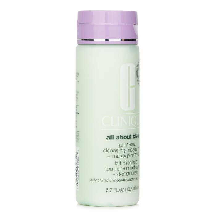 Clinique All about Clean All-In-One Cleansing Micellar Milk + Makeup Remover - Very Dry to Dry Combination 200ml/6.7oz