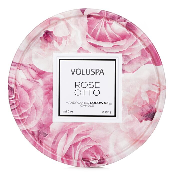 Voluspa 2 Wick Tin Candle - Rose Otto 170g/6oz