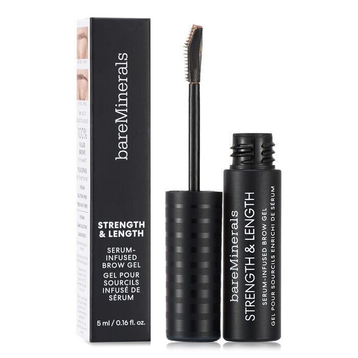 BareMinerals Strength &amp; Length Augenbrauengel mit Serum – # Chestnut 5ml/0.16oz