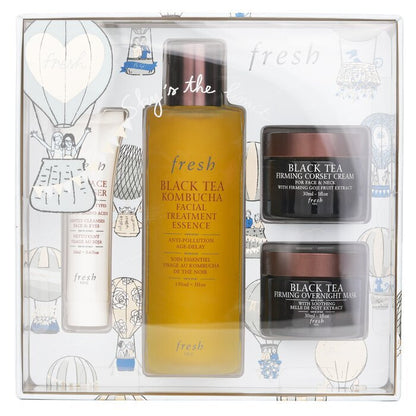 Fresh Black Tea Firming Beauty Bundle Set 4pcs