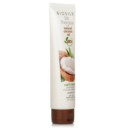 BioSilk Silk Therapy with Coconut Oil Curl Cream 148ml/5oz