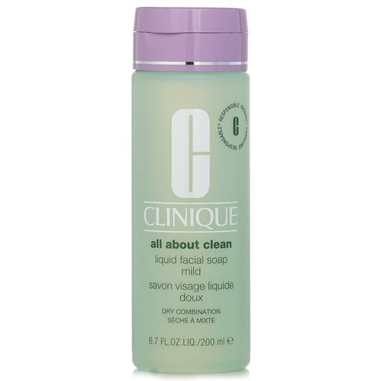 Clinique All About Clean Liquid Facial Soap Mild - Dry Combination Skin 200ml/6.7oz