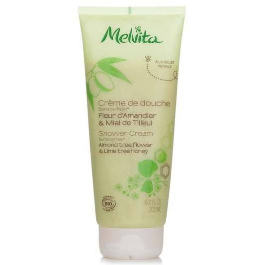 Melvita Almond Tree Flower & Lime Tree Honey Shower Cream 200ml/6.7oz