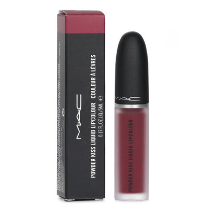 MAC Powder Kiss Liquid Lipcolour - # 977 Fashion Emergency 5ml/0.17oz