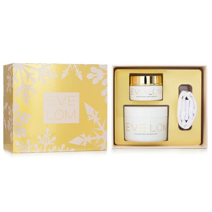 Eve Lom Begin & End Gift Set: Cleanser 200ml/6.8oz + Moisture Cream 50ml/1.6oz + Muslin Cloth 3pcs