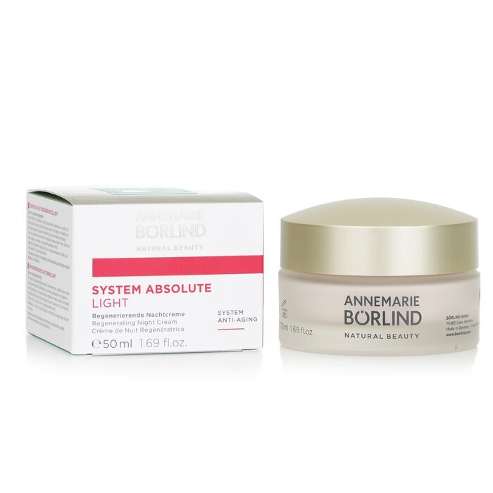 Annemarie Borlind System Absolute System Anti-Aging Regenerating Night Cream Light - For Mature Skin 50ml/1.69oz