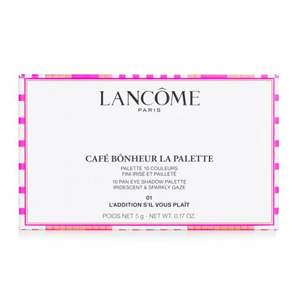 Lancome Cafe Bonheur La Palette (10x Eye Shadow) (Limited Edition) - #01 L'Addition S'il Vous Plait 5g/0.17oz