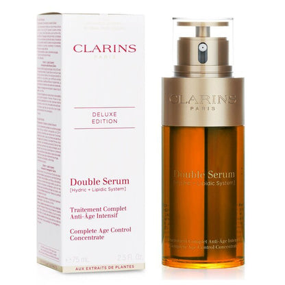 Clarins Double Serum (Hydric + Lipidic System) Complete Age Control Concentrate (Deluxe Edition) 75ml/2.5oz