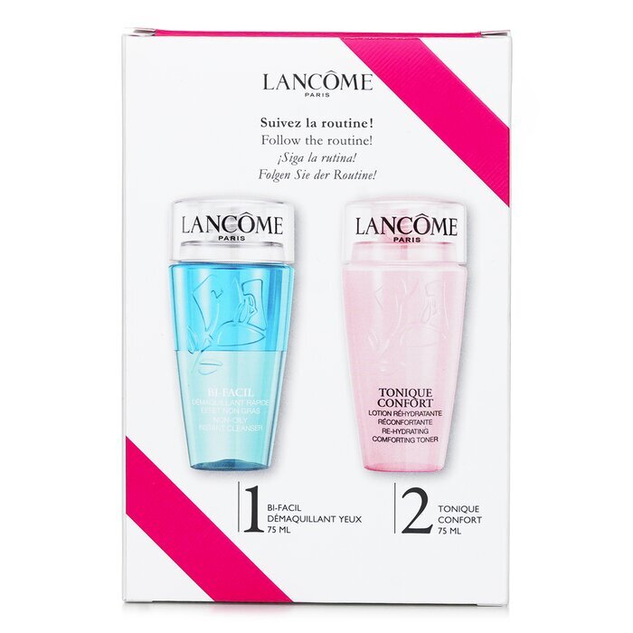 Lancome – Mein Reinigungs-Must-Haves-Set: Bi-Facil 75 ml + Confort Tonique 75 ml, 2 Stück