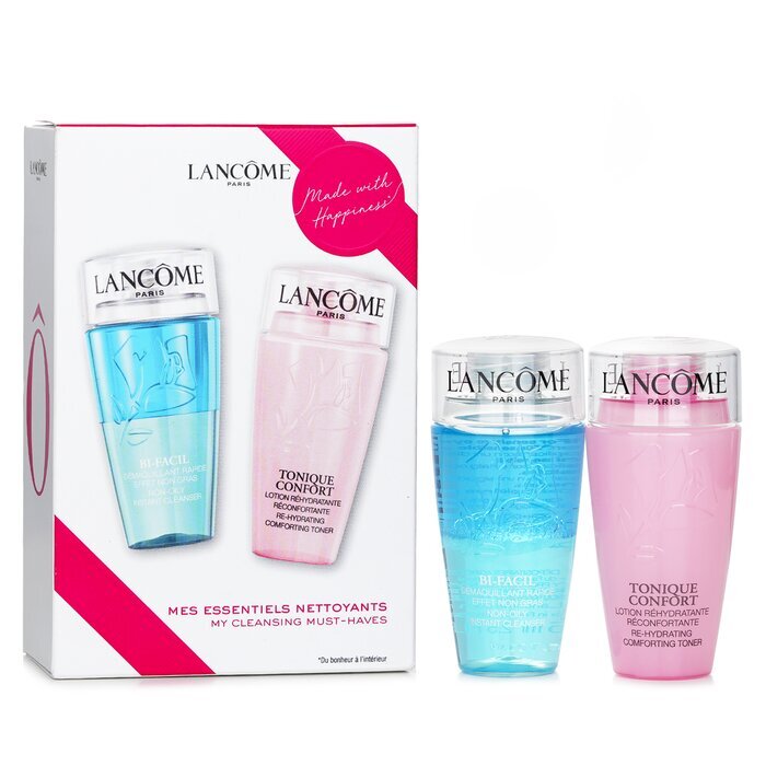 Lancome – Mein Reinigungs-Must-Haves-Set: Bi-Facil 75 ml + Confort Tonique 75 ml, 2 Stück