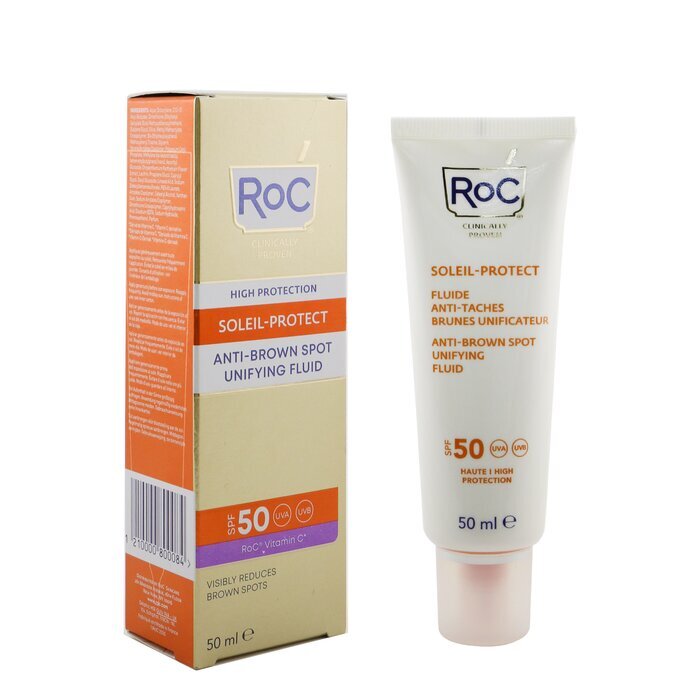ROC Soleil-Protect Anti-Brown Spot Unifying Fluid SPF 50 UVA &amp; UVB (reduziert sichtbar Altersflecken) 50 ml