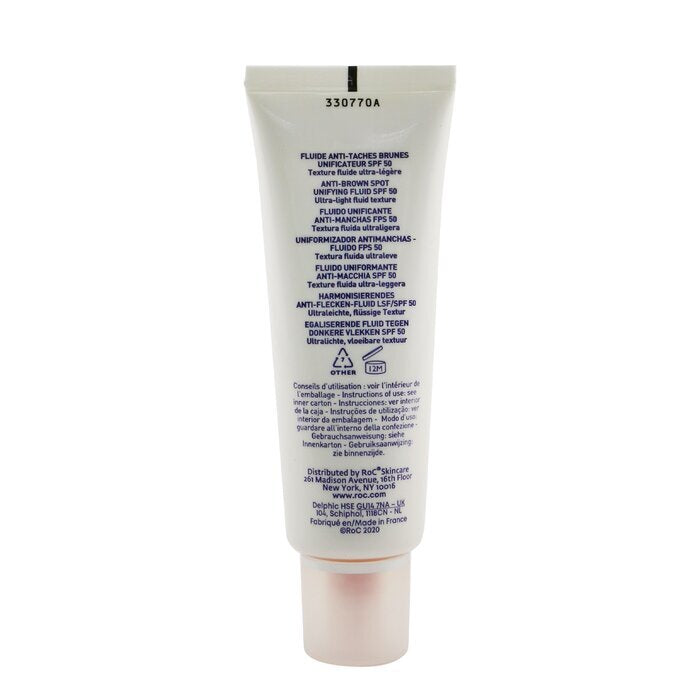 ROC Soleil-Protect Anti-Brown Spot Unifying Fluid SPF 50 UVA &amp; UVB (reduziert sichtbar Altersflecken) 50 ml
