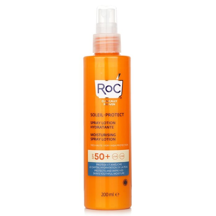 ROC Soleil-Protect Feuchtigkeitsspendende Sprühlotion LSF 50+ UVA &amp; UVB (für den Körper) 200 ml