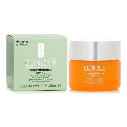 Clinique Superdefense SPF 40 Fatigue + 1st Signs Of Age Multi-Correcting Gel 30ml/1oz