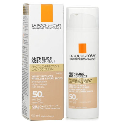 La Roche Posay Anthelios Age Correct Tägliche CC-Creme LSF 50, 50 ml