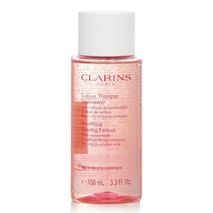 Clarins Soothing Toning Lotion with Chamomile & Saffron Flower Extracts - Very Dry or Sensitive Skin 100ml/3.3oz