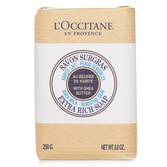 L'Occitane Sheabutter Extra Rich Seife - Sheamilch (für empfindliche Haut) 250 g/8,8 oz