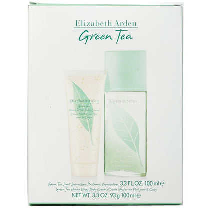 Elizabeth Arden Green Tea Coffret: Eau Parfumee Spray 100 ml + Honey Drops Körpercreme 100 ml, 2 Stück
