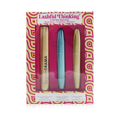 Grande Cosmetics (GrandeLash) Lashful Thinking Set (3x Mascara) 3pcs