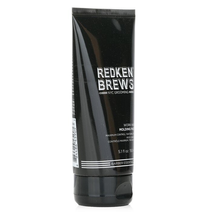 Redken Brews Work Hard Molding Paste (Maximum Control/Natural Finish) 150ml/5.1oz