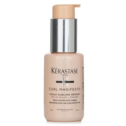 Kerastase Curl Manifesto Huile Sublime Repair Nourishing Multi-use Hair & Scalp Oil (For Very Curly & Coily Hair) 50ml/1.7oz