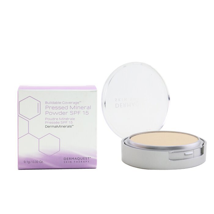 DermaQuest DermaMinerals Buildable Coverage Pressed Mineral Powder SPF 15 - # 1C 9.1g/0.32oz