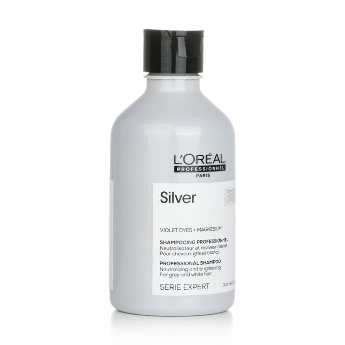 L'Oreal Professionnel Serie Expert - Silver Violet Dyes + Magnesium Neutralising and Brightening Shampoo (For Grey and White Hair) 300ml/10.1oz