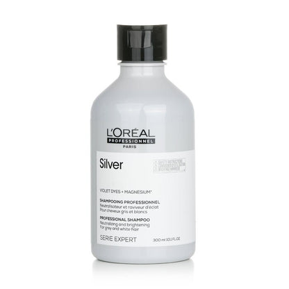 L'Oreal Professionnel Serie Expert - Silver Violet Dyes + Magnesium Neutralising and Brightening Shampoo (For Grey and White Hair) 300ml/10.1oz