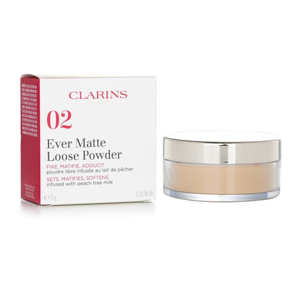 Clarins Ever Matte Loose Powder - # 02 Universal Medium 15g/0.5oz