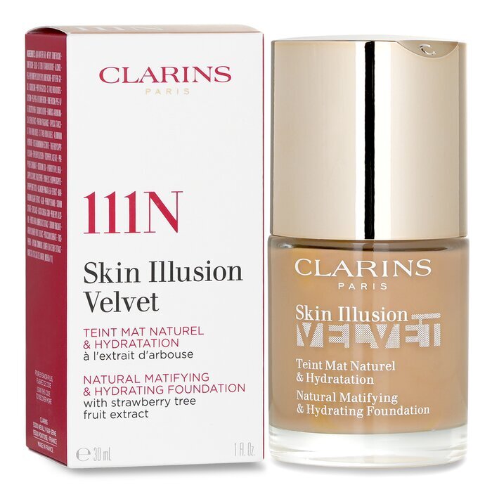 Clarins Skin Illusion Velvet Natural Matifying & Hydrating Foundation - # 111N 30ml/1oz