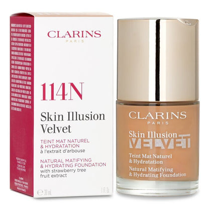 Clarins Skin Illusion Velvet Natural Matifying & Hydrating Foundation - # 114N 30ml/1oz