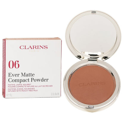 Clarins Ever Matte Compact Powder - # 06 Deep 10g/0.3oz