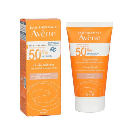 Avene Very High Protection Tinted Fluid SPF50+ - For Normal to Combination Sensitive Skin 50ml/1.7oz