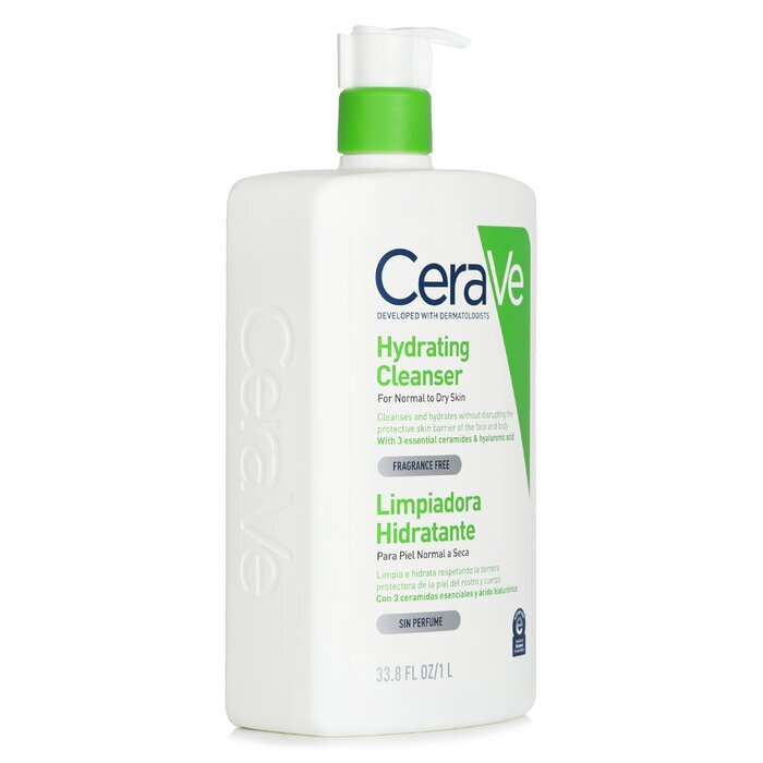 CeraVe Hydrating Cleanser For Normal to Dry Skin 1000ml/33.8oz