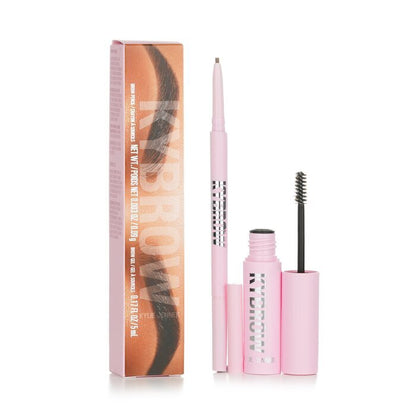 Kylie By Kylie Jenner KyBrow Kit: Brow Gel 5ml + Brow Pencil 0.09g - # 003 Cool Brown 2pcs