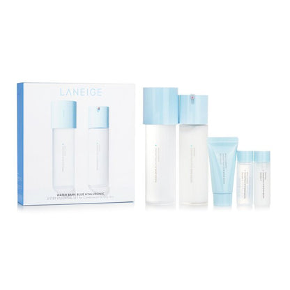 Laneige Water Bank Blue Hyaluronic 2 Step Essential Set (Für Mischhaut bis fettige Haut) 5-tlg