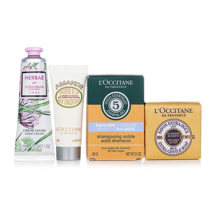 L'Occitane Les Essentiels Set 4pcs+ 1bag