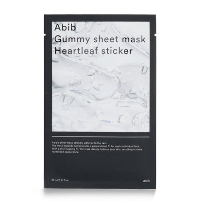 Abib Gummy Sheet Mask - Heartleaf Sticker 27mlx10pcs