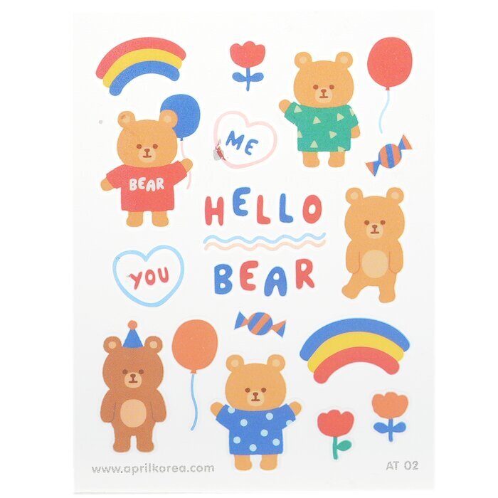 April Korea April Körperaufkleber - AT 02 1 Stück