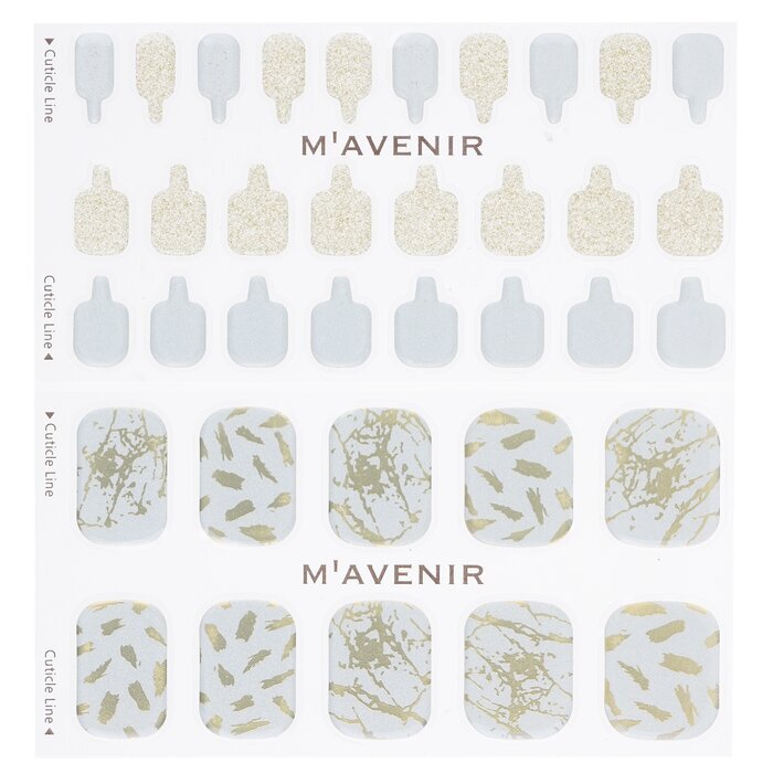 Mavenir Nail Sticker (Patterned) - # Powder Of Gold Pedi 36pcs