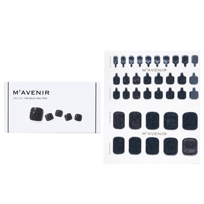 Mavenir Nail Sticker (Black) - # The Milky Way Pedi 36pcs