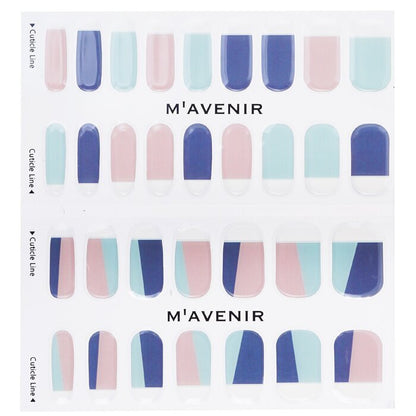 Mavenir Nail Sticker (Assorted Colour) - # French Pastel Nail 32pcs