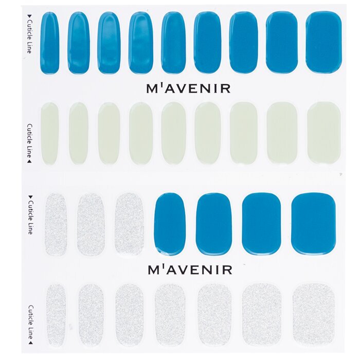 Mavenir Nail Sticker (Blue) - # Brillante Blue Nail 32pcs