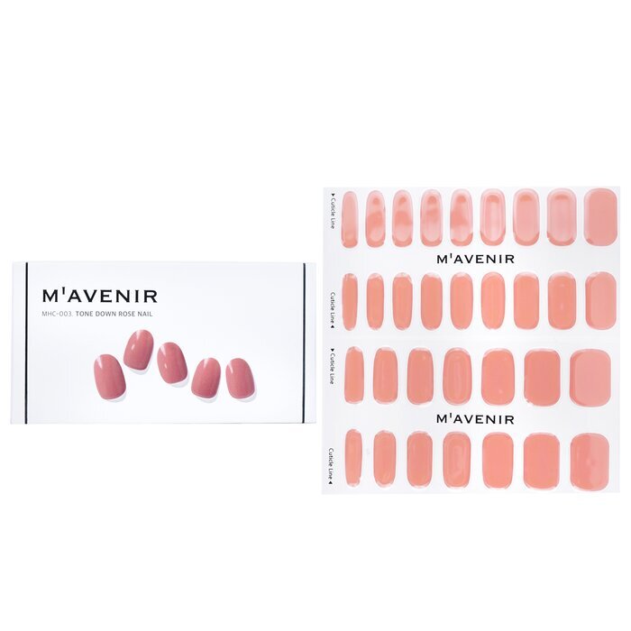 Mavenir Nail Sticker (Pink) - # Tone Down Rose Nail 32pcs