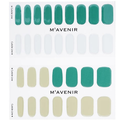 Mavenir Nail Sticker (Assorted Colour) - # Deep In The Green Nail 32pcs